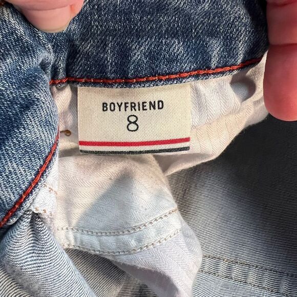 Tommy relaxed mom style size 8 boyfriend cut denim capris - Picture 15 of 16